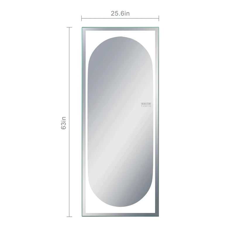 VANITII Oval Full-Length Mirror