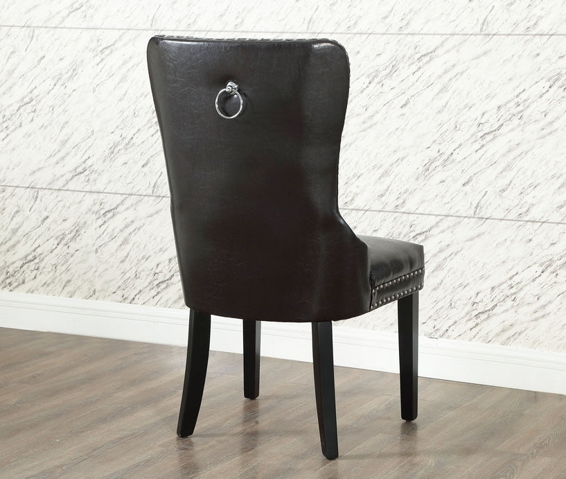 Leather Dining Chair Pair (C1150-51)