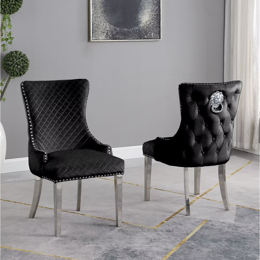 Royal Velvet Chair (2 Pcs)