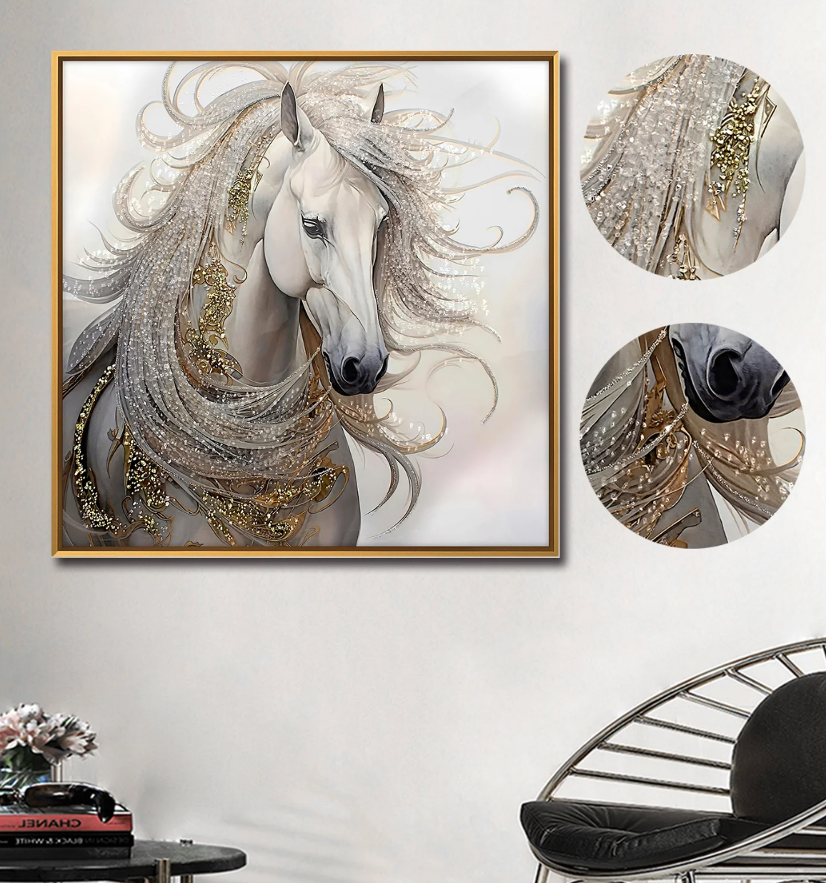 Dream Horse Textured Photo (Right/Left)