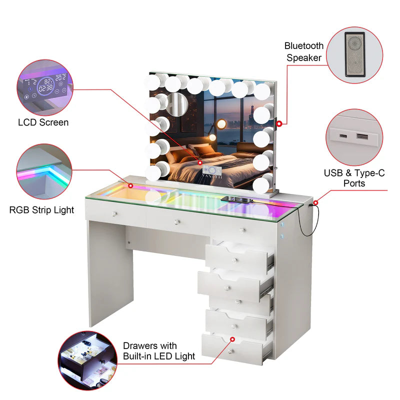 VANITII RGB Desk Set